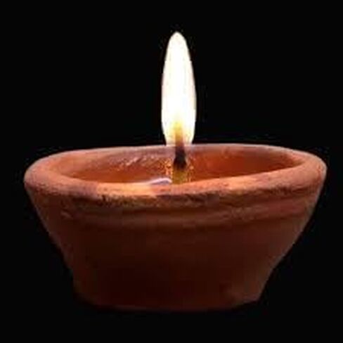 (Set of 24) Mitti Diya Handmade Diyas Traditional Clay Oil Lamps for Diwali Celebration in Saudi Arabia