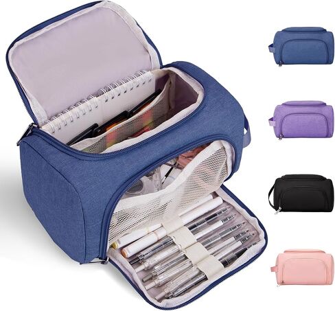 Large Pencil Pouch,Pencil Case Aesthetic,Zipper Pencil Box For Girls Back To School Supplies Emergency Bag Makeup Bag in Saudi Arabia