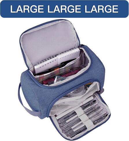 Large Pencil Pouch,Pencil Case Aesthetic,Zipper Pencil Box For Girls Back To School Supplies Emergency Bag Makeup Bag in Saudi Arabia