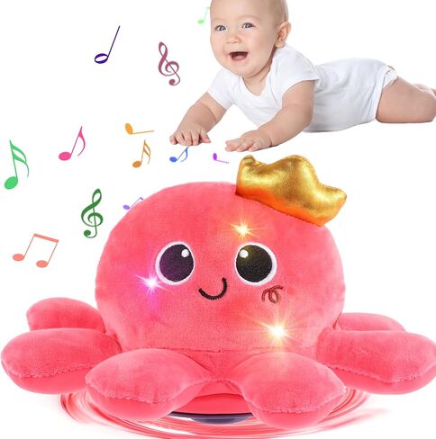 Baby Octopus Crawling Toy - Octopus Toy with Light, Music, Voice Control, and Clap Hands Awake for 2+ Year Old Boys and Girls Crawling & Rotating Octopus Baby Toy in Saudi Arabia