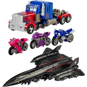 Transformers Toys Studio Series Revenge of The Fallen 15th Anniversary Autobot Multipack, Optimus Prime, Jetfire, Chromia, Elita-1, Arcee, 5 Action Figures, Ages 8+ (Amazon Exclusive)