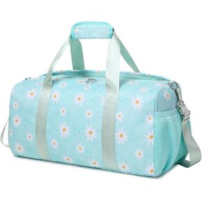 Dance Bag for Girls Sports Gym Duffel Bag Ballet Bag Girls Sleepover Bag Water Resistant Travel Overnight Bags with Shoes Compartment
