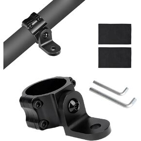 2 PCS UTV Whip Mount, Adjustable Aluminum Flag Light Bracket for 1.75" to 2" Roll Bar, Rotating Flag Hole Whip Mounting for Off-Road Vehicles Sand Buggies, Car Accessories