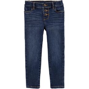OshKosh B'Gosh Girls' Little Super Skinny CORE Denim DM10866 Marine Blue 3112, 5