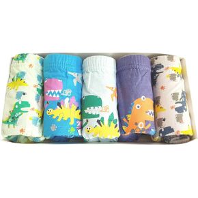 Prettyboy Litter Boy/Girls Cotton Underwear 3-6 Years(5 Pair) Green