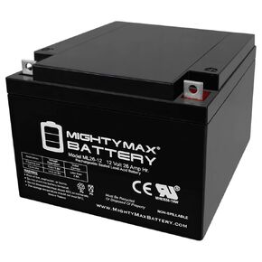 Mighty Max Battery 12V 26AH Battery Replacement for Odyssey PC925