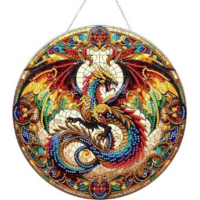 DIY Christmas Diamond Art Painting Wreath Kits，Special Shaped Rhinestone Hanging Ornament Diamond Art Window Pendants for Gift Home Garden Wall Hanging Kits,Double Sided (Snowman-1)