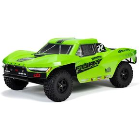 شاحنة ARRMA RC 1/10 Fury 2wd Short Course Truck RTR (البطارية والشاحن غير متضمنة)، أخضر، ARA3221T1