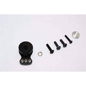 Aluminum Servo Saver 15MM for Stock Plastic 25T Output Gear Ajustable Hi-Torque Servo Arm Black