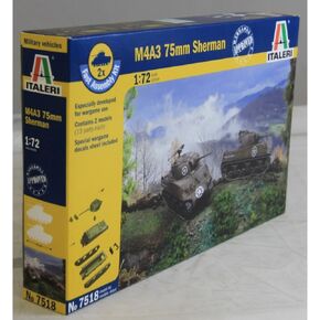 ITALERI 510007518 1: 72 – Sherman M4 A3 75 mm (Pack of 2)