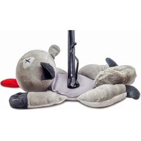 Motorcycle Kickstand Pad. Universal Fit. Large. (Squirrel)