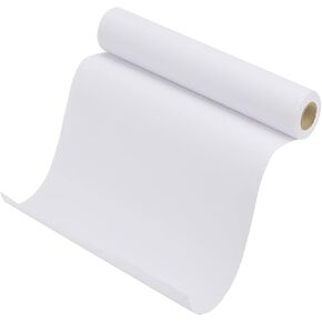 White Paper Roll Kraft Paper 8.66''x590.55'', Paper Roll for Kids Easel, Gift Wrapping Packing Painting Drawing Paper,Drafting Paper, 22CM X 15M