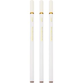 PATIKIL White Pencils, 12PCS White Charcoal Pencils Drawing Pencils Sketching Pencils Art Charcoal Soft Wood for Drawing Sketching Artists