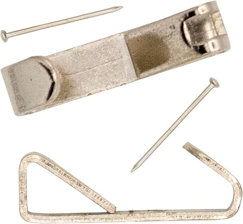 30 LB Picture Hooks for Hanging Pictures Heavy Duty Hardware Hangers - Pack onf 10 Hooks and Nails for Pictures in Saudi Arabia