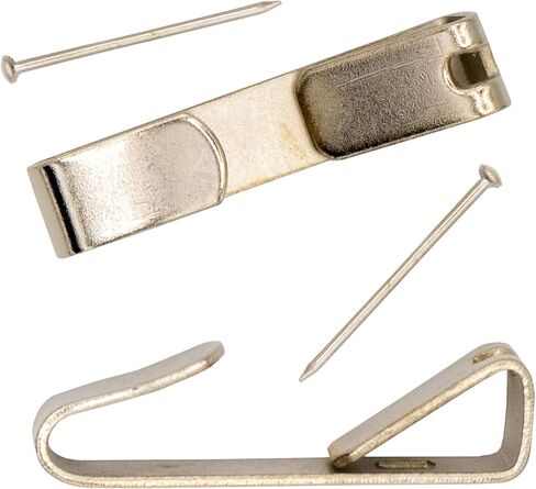 30 LB Picture Hooks for Hanging Pictures Heavy Duty Hardware Hangers - Pack onf 10 Hooks and Nails for Pictures in Saudi Arabia