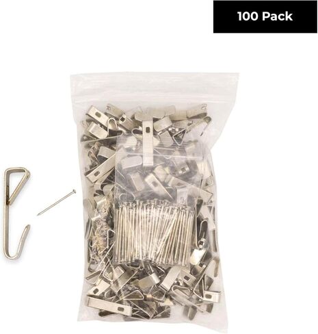 30 LB Picture Hooks for Hanging Pictures Heavy Duty Hardware Hangers - Pack onf 10 Hooks and Nails for Pictures in Saudi Arabia