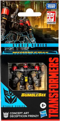 Transformers Toys Studio Series Core Bumblebee Concept Art Frenzy, 3.5-inch Converting Action Figure, 8+ in Saudi Arabia