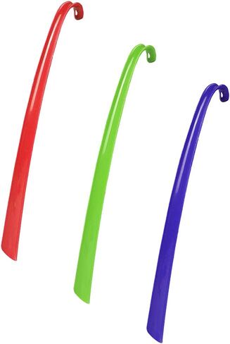 Beaupretty 3pcs Hook Shoehorn Hanging Shoehorns Shoehorn Tool Shoe Horns Shoe Supplies Hung Shoehorns Plastic Shoehorns Home Shoehorns Old Man Shoe Lifter Shoe Wearing Auxiliary Tool in Saudi Arabia