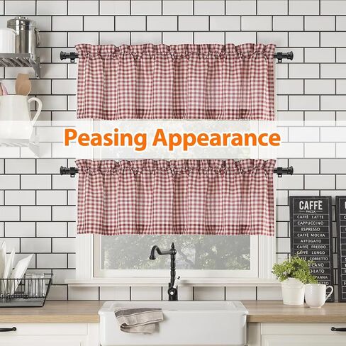 5/8 Inch Curtain Rod for Window 17 to 52 Inch, Adjustable Small Curtain Rod Set, Curtain Rod Brackets, Black in Saudi Arabia