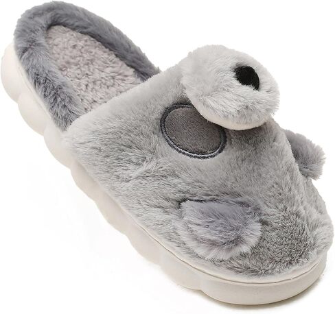 Axcone Toddler Boys Girls Animal Panda Slippers Kid's Indoor Home Slippers for Winter Warmth Slippers Cartoon Soft Plush Slippers（Toddler/Little Kids/Big Kids） in Saudi Arabia