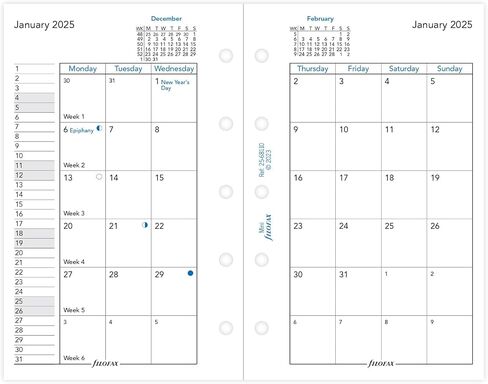 اسبوع فيلوفاكس ميني على صفحتين مذكرات انجليزية 2025 in Kuwait