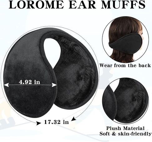 2 Set Winter Hat Scarf Gloves and Ear Warmer, Warm Knit Beanie Hat Touch Screen Gloves for Men Women in Kuwait