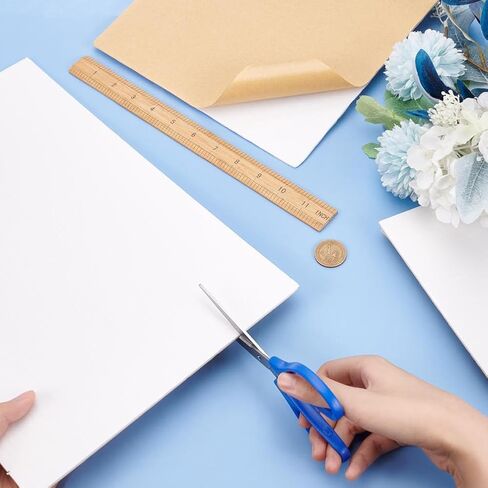 BENECREAT 8Pcs Mounting Board, 3mm Thick Self Adhesive Foam Stamp Poster Board for Cross Stitch Picture Embroidery Office and Art Projects Display, 15x9.8inch in Saudi Arabia