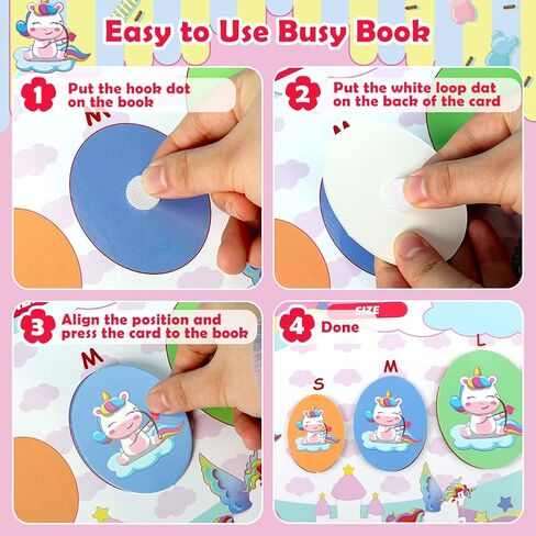 Montessori Busy Book for Toddles 3+ Preschool Toddler Learning Activities Books for Kids Ages 3-5 Autism Sensory Educational Toys Christmas Birthdays Gifts for Girls Boys 3-4-6-8 Years Old in Saudi Arabia