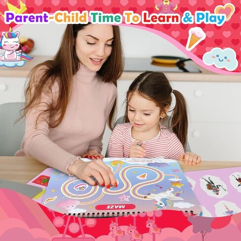Montessori Busy Book for Toddles 3+ Preschool Toddler Learning Activities Books for Kids Ages 3-5 Autism Sensory Educational Toys Christmas Birthdays Gifts for Girls Boys 3-4-6-8 Years Old in Saudi Arabia
