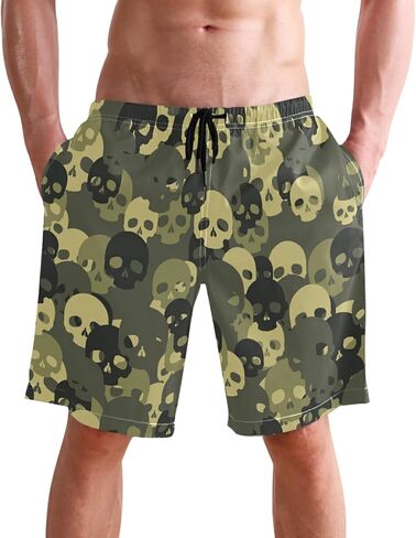 visesunny Stylish Summer Swim Trunks Men's Quick Dry Board Shorts Bathing Suit with Pockets for Men Boyfriends Youth in Saudi Arabia