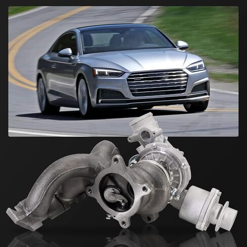 شاحن توربيني Dokili لسيارة Audi A4 Avant Quattro A5 Q5 2009-2012 لسيارة Volkswagen P.assat 2.0 TSI 2008-2010 شاحن توربو 06H145702S 06H145702L in Kuwait