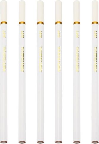 PATIKIL White Pencils, 12PCS White Charcoal Pencils Drawing Pencils Sketching Pencils Art Charcoal Soft Wood for Drawing Sketching Artists in Saudi Arabia