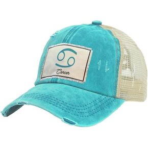 BRIEF INSANITY Trucker Hat - Fun Zodiac Astrology Themed Novelty Snapback Hat | Unisex Adult Trucker Cap