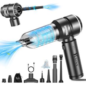 Car Vacuum Cleaner High Power,18000PA Handheld Vacuum Cordless with Brushless Motor,4 in 1 Portable Mini Vacuum Cleaner & Air Duster,3 Gear,Small Handheld Vacuum Rechargeable for Car, Home