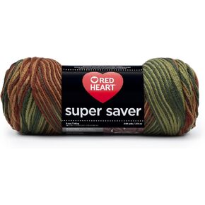 RED HEART E300.0981 Yarn, Print-Fall