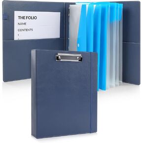 SKYDUE Document Organizer Folio, Important Document Organizer, File Folder Organizer for Important Paper, Emergency/Certificate/Birth Document Binder Organizer, fit for Home, Office and School