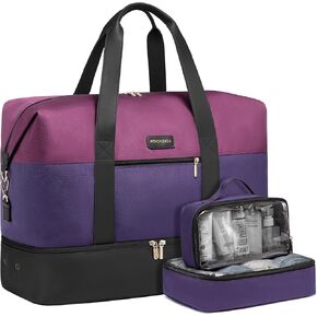 LOVEVOOK Travel Bag, Weekender Bags for Women, Carry on Overnight Bag with Toiletry Bag, Duffle Bag for Travel with Shoe Compartment, Gym Bag for Women, Hospital Bags for Labor and Delivery in Saudi Arabia
