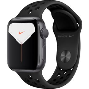 Apple Watch Nike Series 5 (GPS, 44MM) Space Gray Aluminum Case with Anthracite/Black Nike Sport Band (Renewed) in Kuwait
