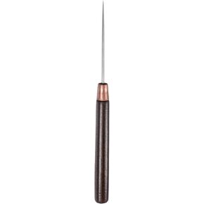 HARFINGTON Handwork Sewing Awl Slender Awl Leather Punch Hole Tool with Wooden Handle Scratch for Broken Wire Make Mark Drilling Stitching Repair and DIY Handmade, Red