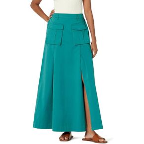 The Drop Women's Cargo Maxi Skirt with Slit by @Ieshathegr8