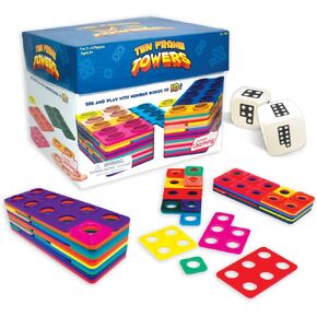 Junior Learning Ten Frame Towers Board Games