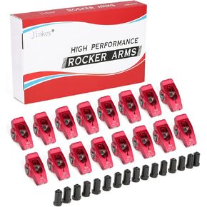 Upgraded High Performance 2024-T6 Aluminum Extrusion Rocker Arms For Ford SBF 302 1.6 Ratio 7/16" studs (Part #11302111)