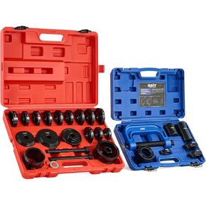 Orion Motor Tech 34pc Ball Joint & Wheel Bearing Press Kit, Front Wheel Drive Bearing Puller Tool Set with Sliding Screws Sleeves, 4-in-1 Ball Joint Press & U Joint Removal Tool Set for 2WD 4WD Car