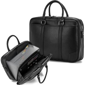 Accordian File Organizer with Handle,13 Pocket Expanding File Folder with Zipper & Labels,briefcase