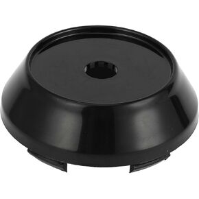 Universal Wheel Center Hub Cap Durable 65mm 2.56" Outside Diameter Vehicle Hub Covers for SUV Truck Automotive Plastic Black