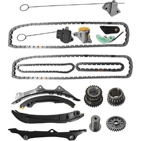 323513 Timing Chain Kit Compatible with Maserati Ghibli Levante Quattroporte (2013-2024) 3.0L V6 299481, 323476, 32347