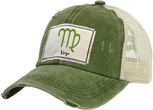 BRIEF INSANITY Trucker Hat - Fun Zodiac Astrology Themed Novelty Snapback Hat | Unisex Adult Trucker Cap in Kuwait