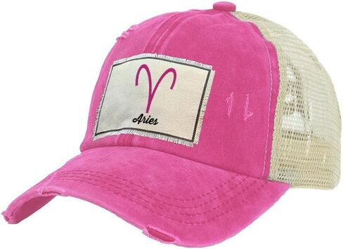 BRIEF INSANITY Trucker Hat - Fun Zodiac Astrology Themed Novelty Snapback Hat | Unisex Adult Trucker Cap in Kuwait