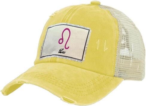 BRIEF INSANITY Trucker Hat - Fun Zodiac Astrology Themed Novelty Snapback Hat | Unisex Adult Trucker Cap in Kuwait