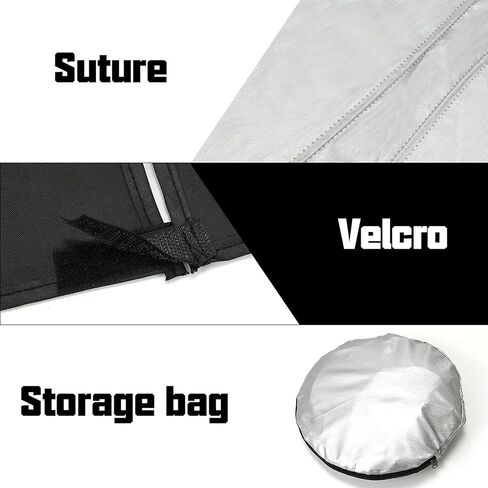 ROCCS Flexible Windshield Sun Shade for Honda Accord 2018 2019 2020 2021 2022 2023, Front Window Sunshade Heat Shield Reflector Cover, Foldable Sun Visor Blocks UV Rays in Kuwait